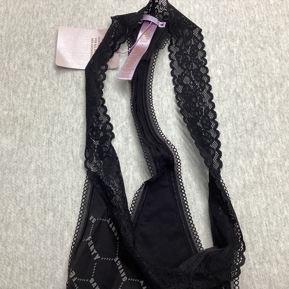 SAVAGE X FENTY WOMEN’S THONG PANTY SIZE: 1X COLOR: BLACK AND GRAY - Picture 6 of 9